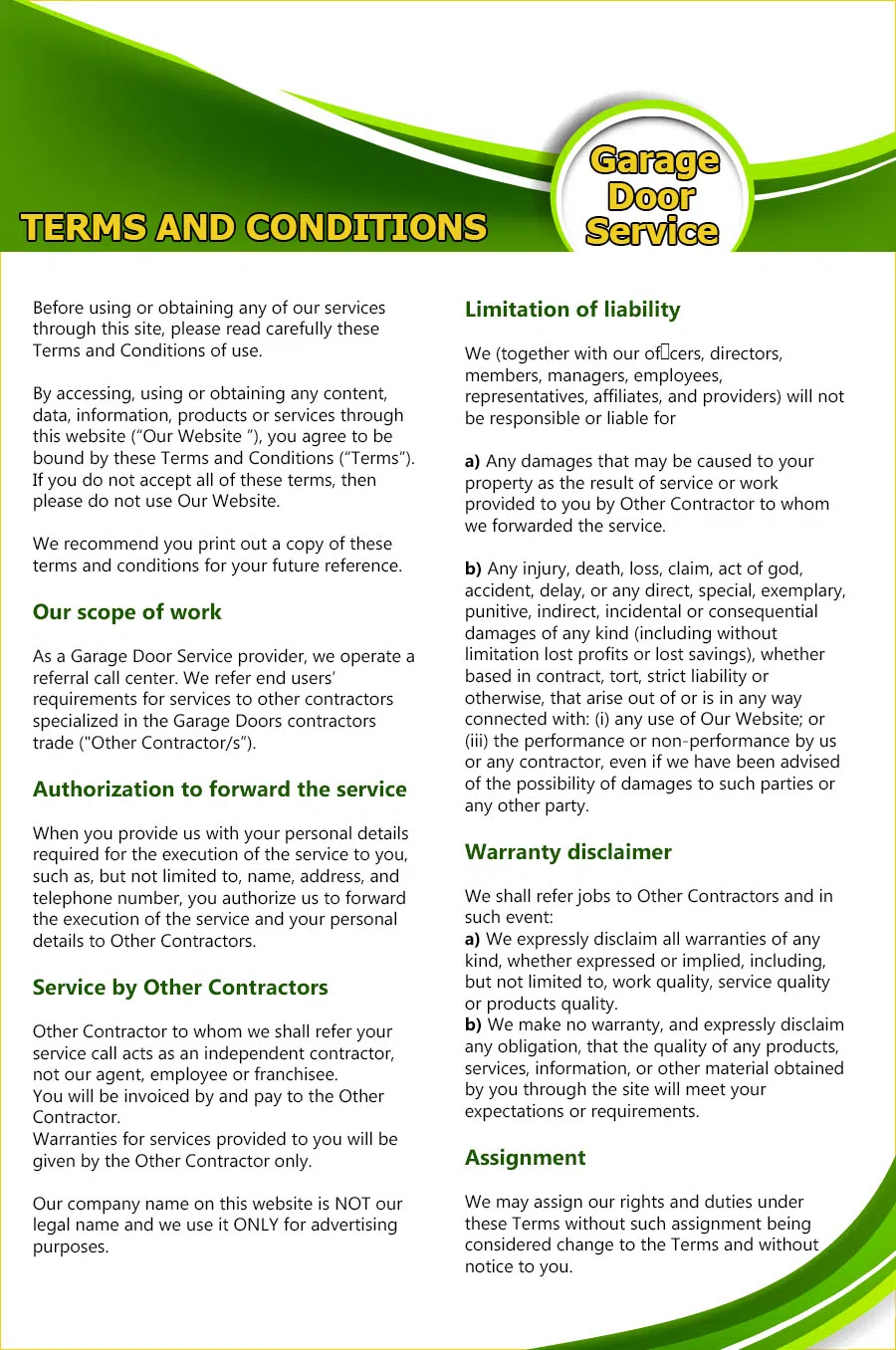 Master Garage Door Service Ypsilanti, MI 734-437-0038